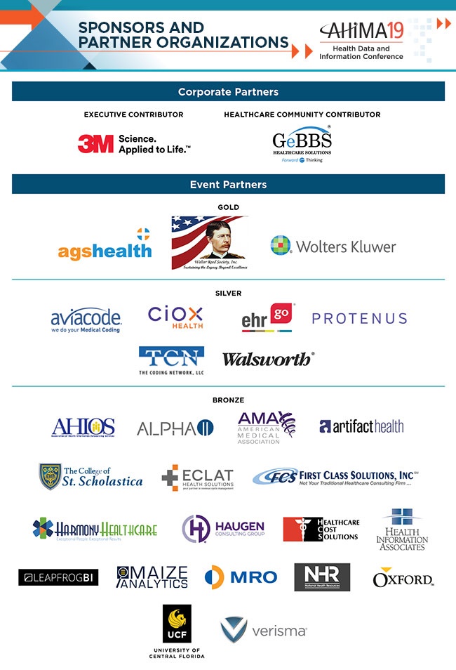 AHIMA Sponsors